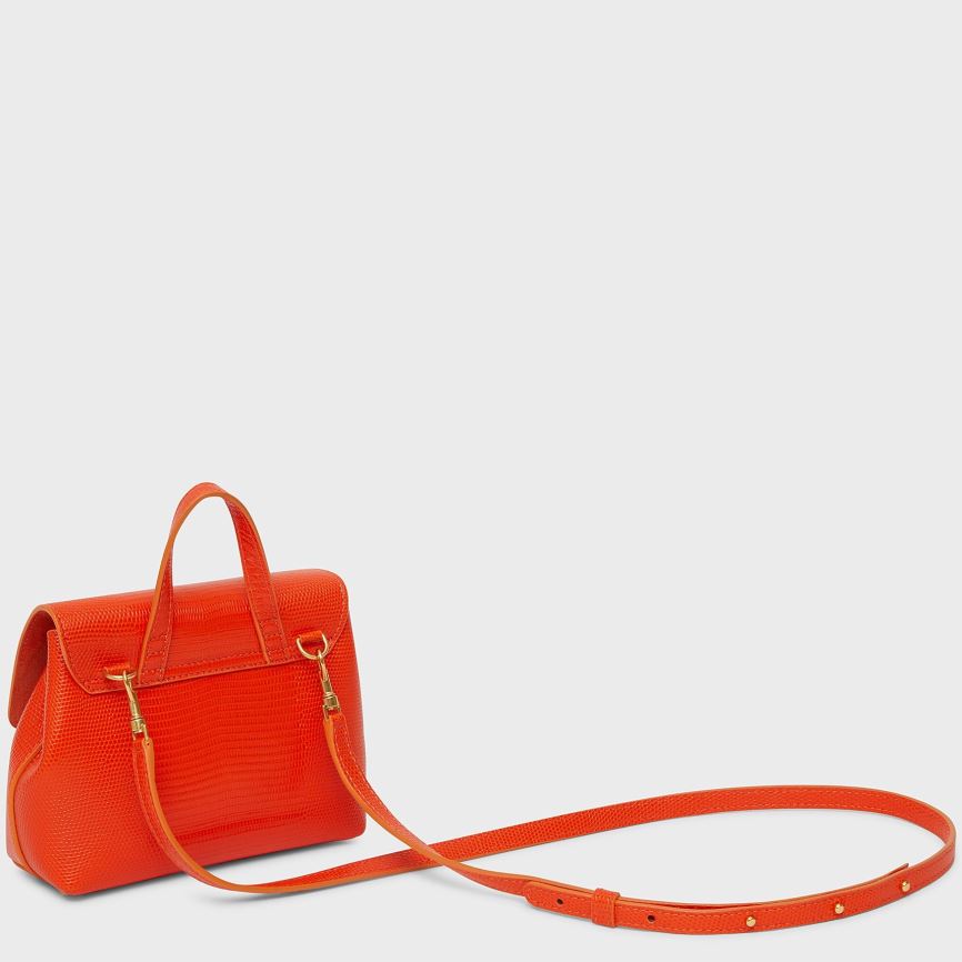 Women's Mansur Gavriel Mini Soft Lady Bucket Bags Red | AU 9867WR